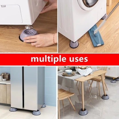 jogo de 4 suportes anti vibração universal